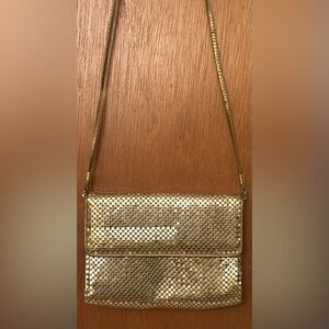 Vintage‎ Whiting & Davis Gold Mesh Shoulder Bag
